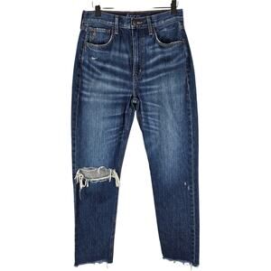 ETICA WOMEN'S MARCELLA SLIM JEANS - BLUE STONE WASHED - SIZE 28 – DISTRESSED